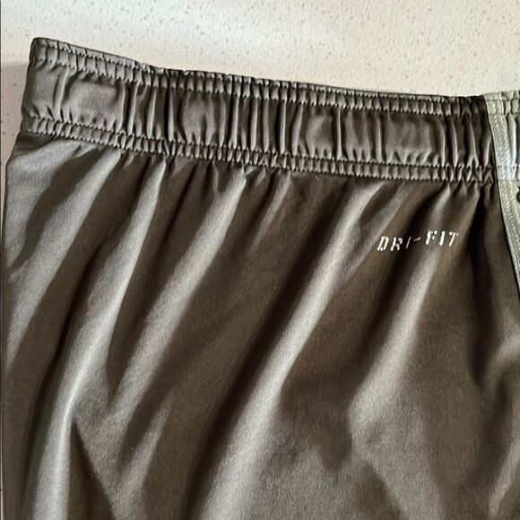 Nike Brown/Green Athletic Shorts Lightweight Design Tagged L Fit XL - Picture 4 of 10